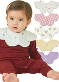 360 Rotate Konny Baby Bibs 5-Pack - Soft Quick-Dry Bandana Set