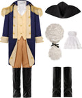 Boys George Washington Costume with Full Accessories - Colonial Outfit