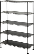 36x14x60 5-Tier Wire Storage Shelf Black - NSF Certified Heavy Duty