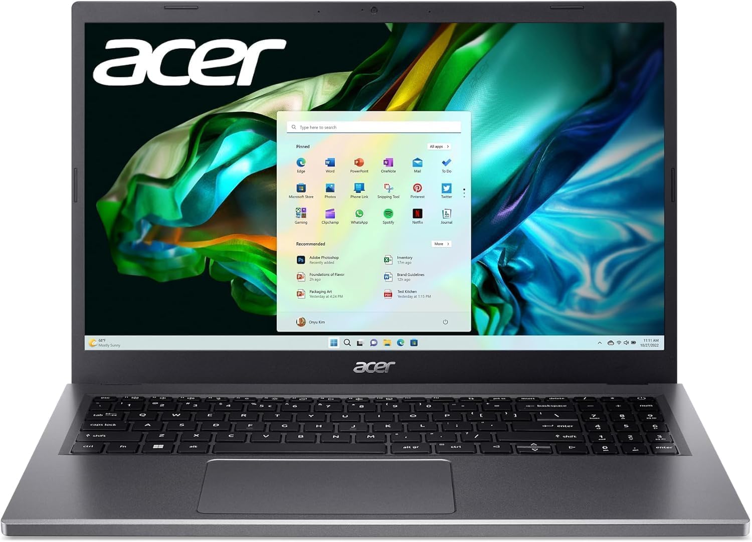 Acer Aspire 5 15.6 Touchscreen Laptop with Intel Core i5 Power
