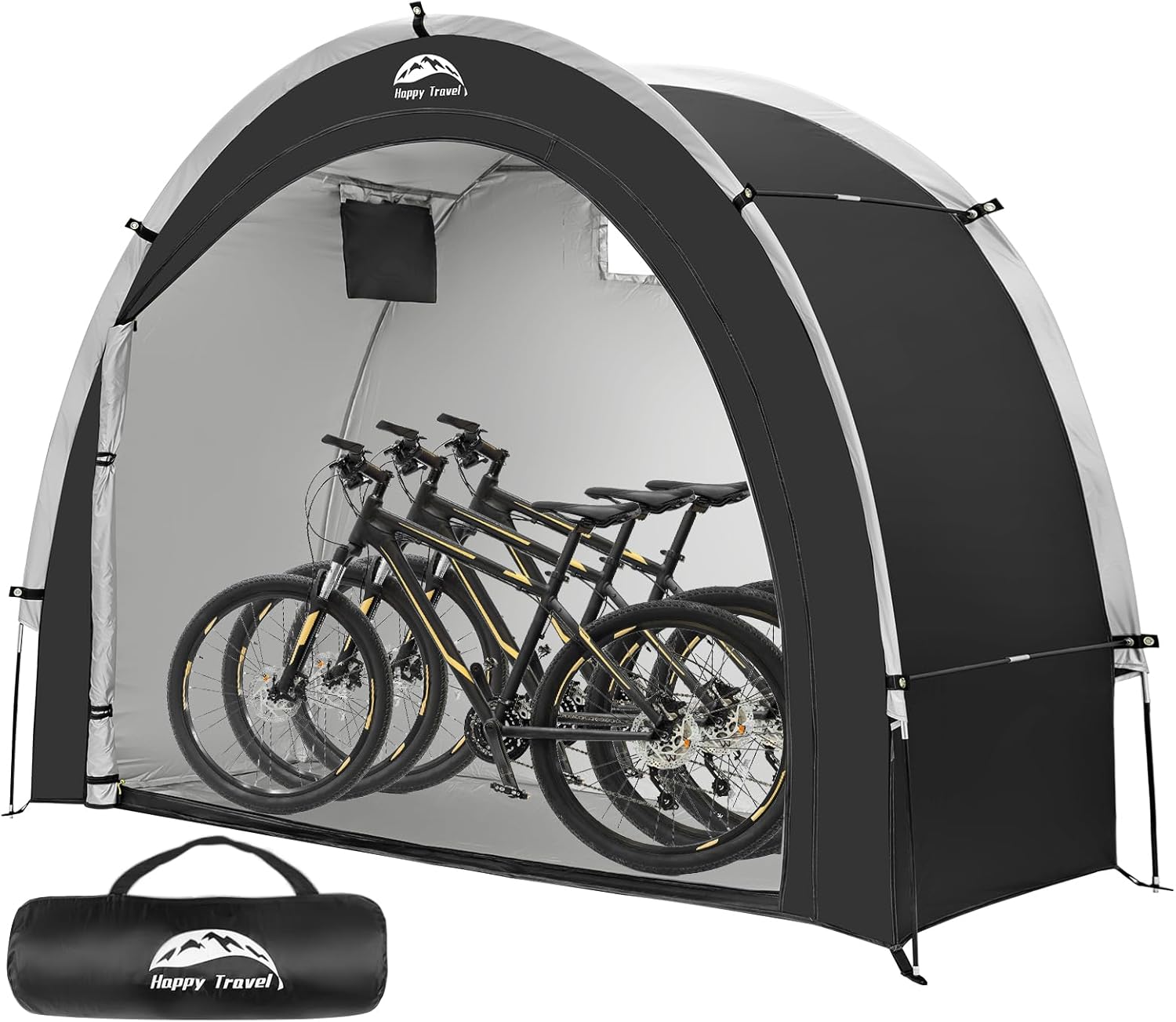 Happy Travel Bike Storage Tent Shed for Outdoor Bicycle Covers