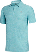 Men's Dry Fit Polo Shirt - Lightweight Breathable Golf Tee