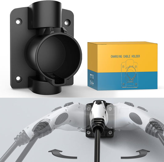 360 Swivel EV Charger Holder: Easy Docking for J1772 EVs