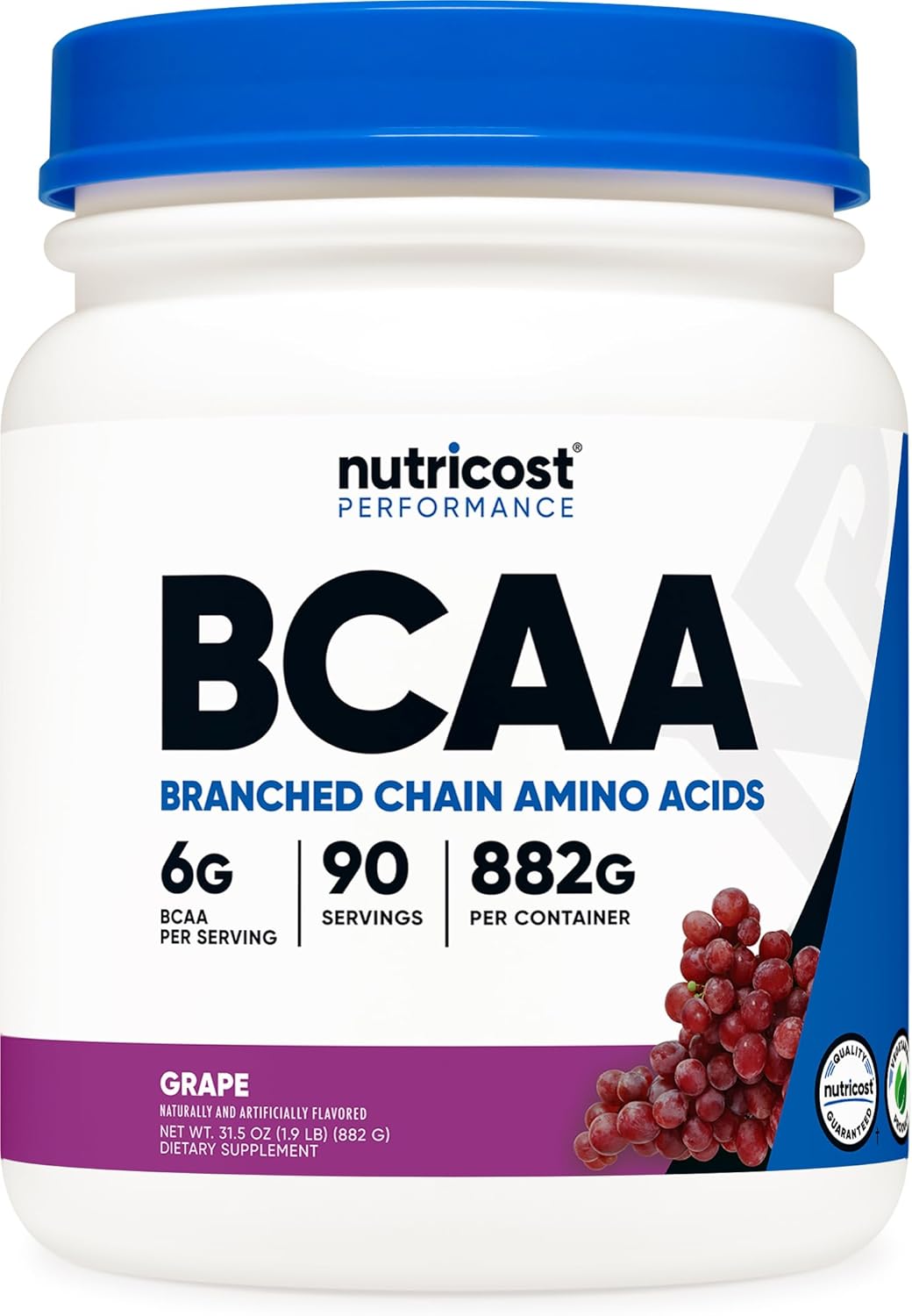 Nutricost BCAA Powder - Optimal 2:1:1 Ratio for Recovery