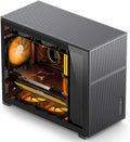 JONSBO D31 MESH Black Micro ATX Case - Compact Cooling Focus