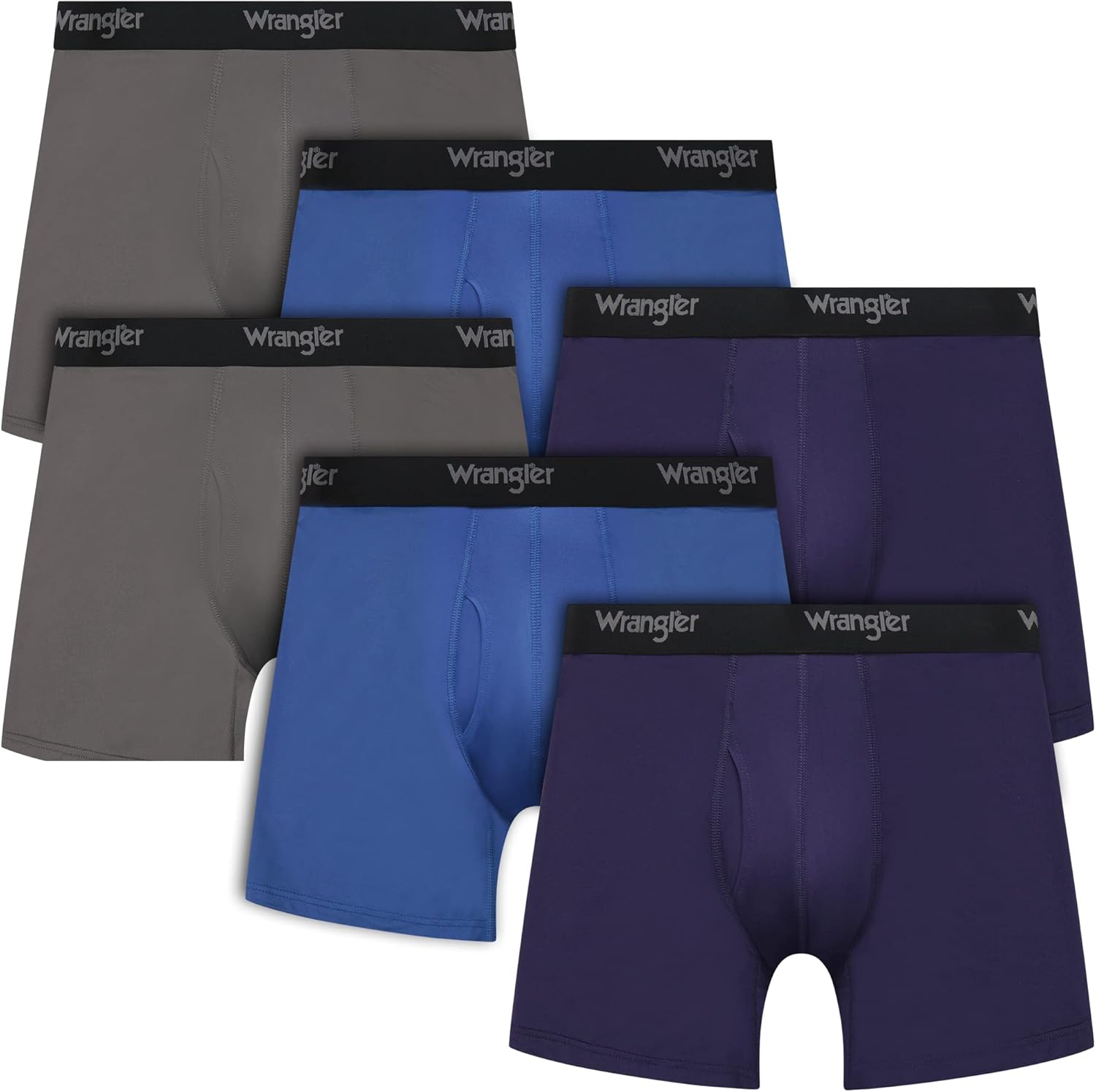 Wrangler Mens Cooling Boxer Briefs for Ultimate Comfort and Fit
