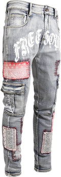Daily Comfort Men's Straight Fit Jeans for Trendy Casual Looks