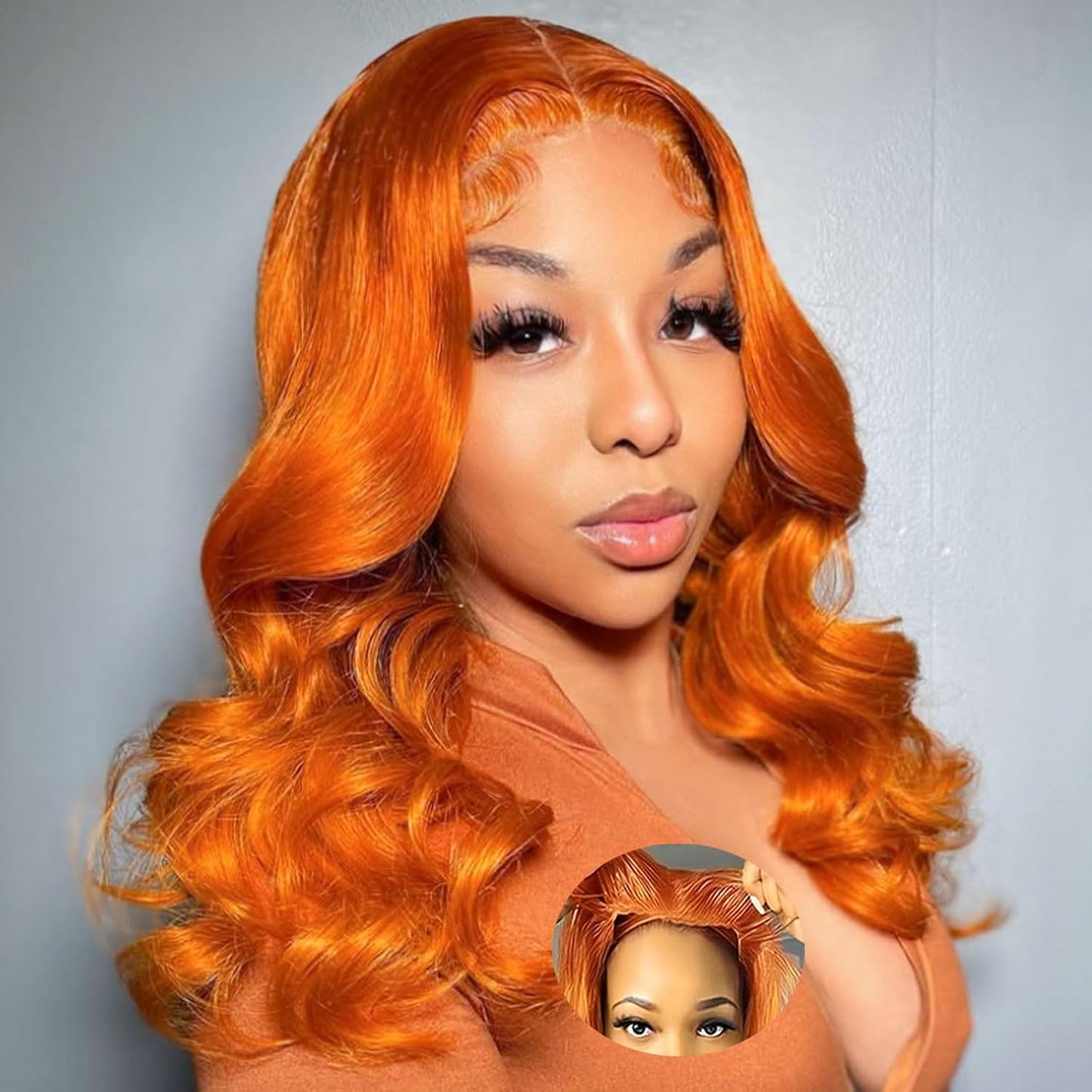 Ginger Body Wave Bob Wig Human Hair 5x5 HD Lace Closure Wigs