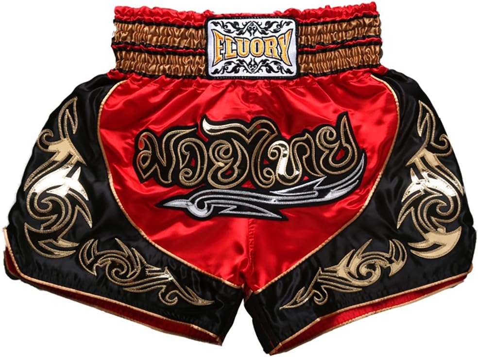 FLUORY Muay Thai Fight Shorts for MMA and Kickboxing Training