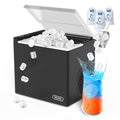 WETIE Ice Maker Countertop Produces 9 Bullet Ice Cubes Fast