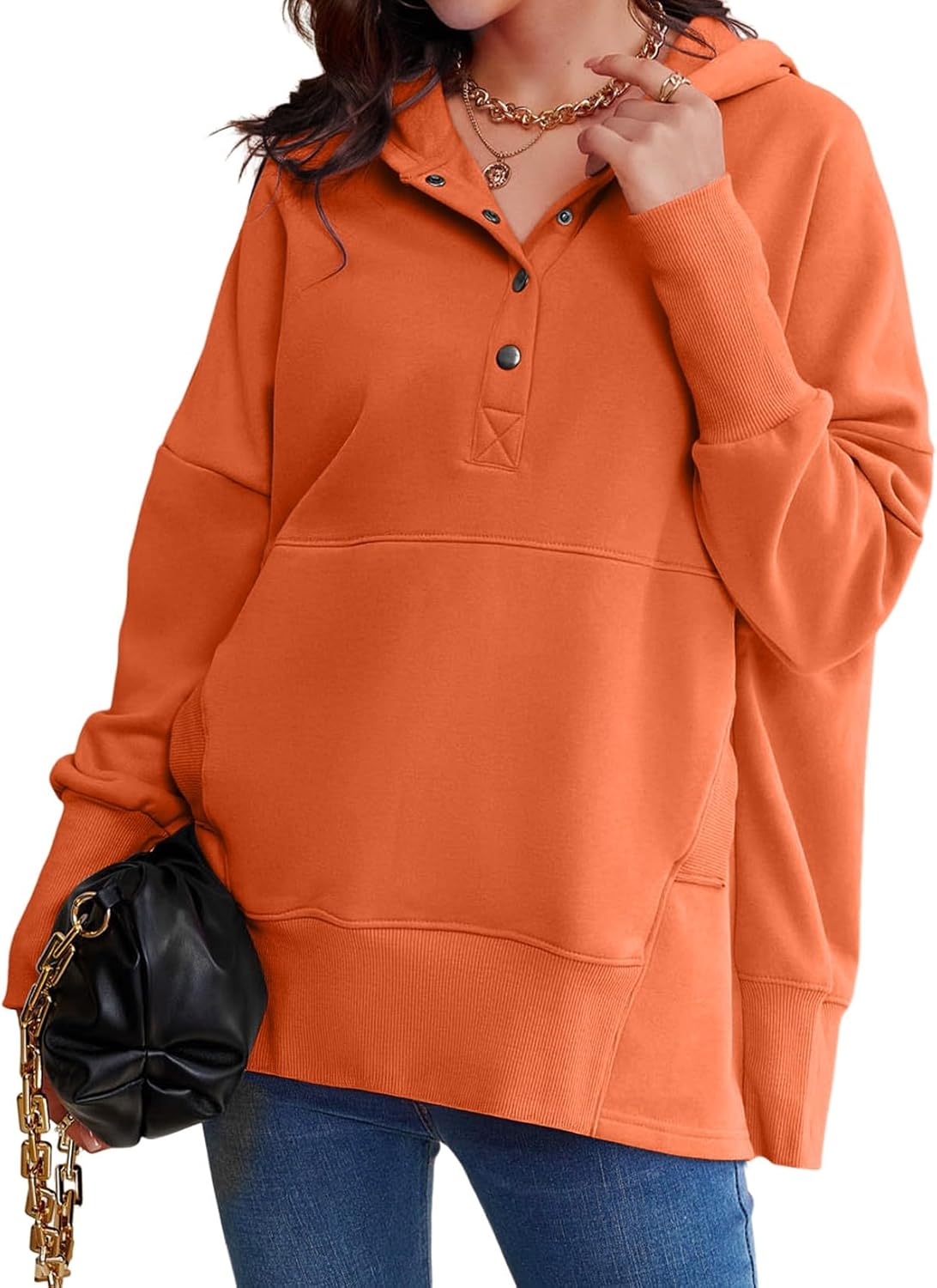 AlvaQ Womens Oversized Sweatshirts for Cozy Winter Style