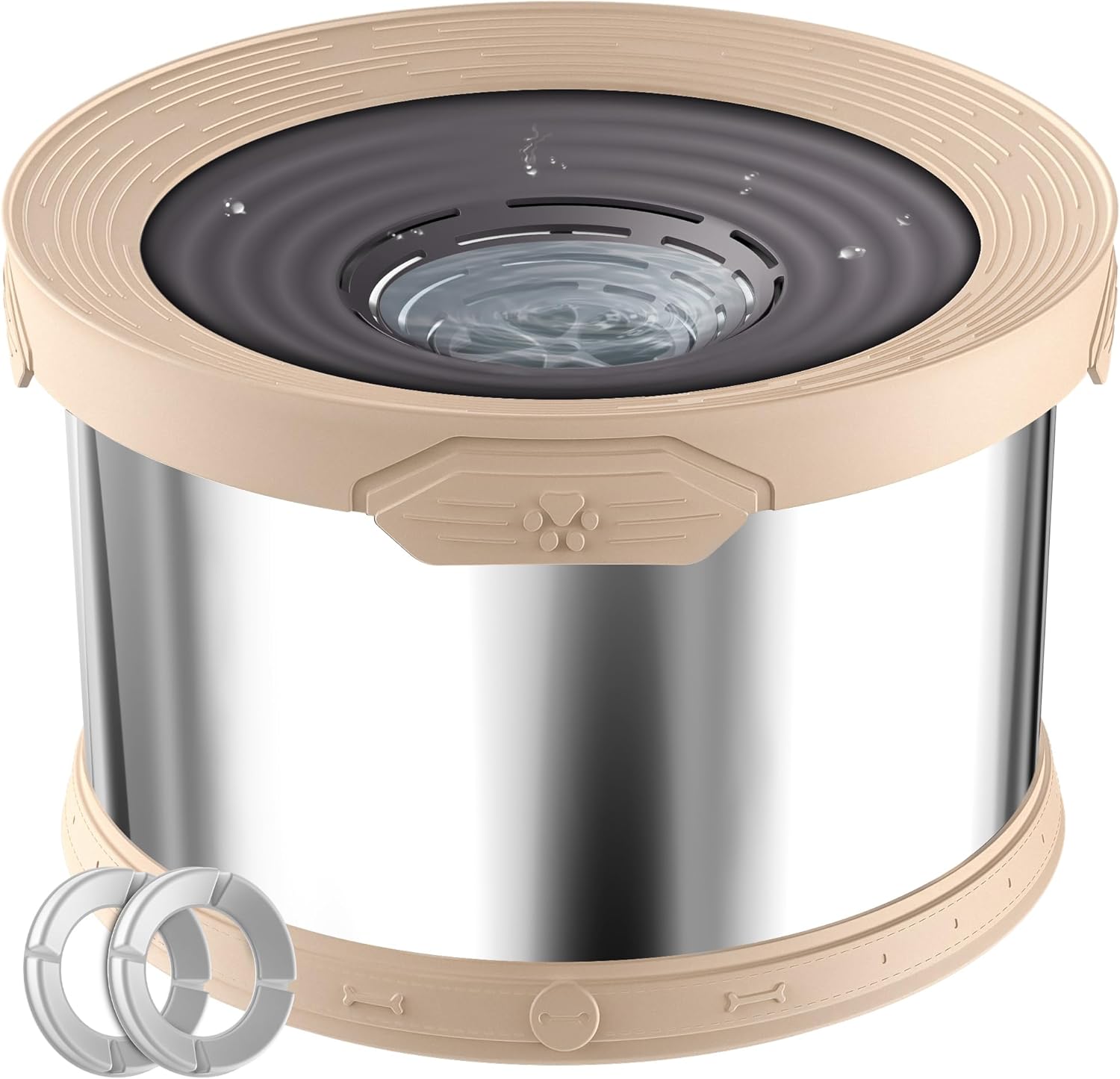 UPSKY Dog Water Bowl No Spill 10L Stainless Steel Design
