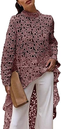 PRETTYGARDEN Women's Long Sleeve High Low Casual Blouse Shirt