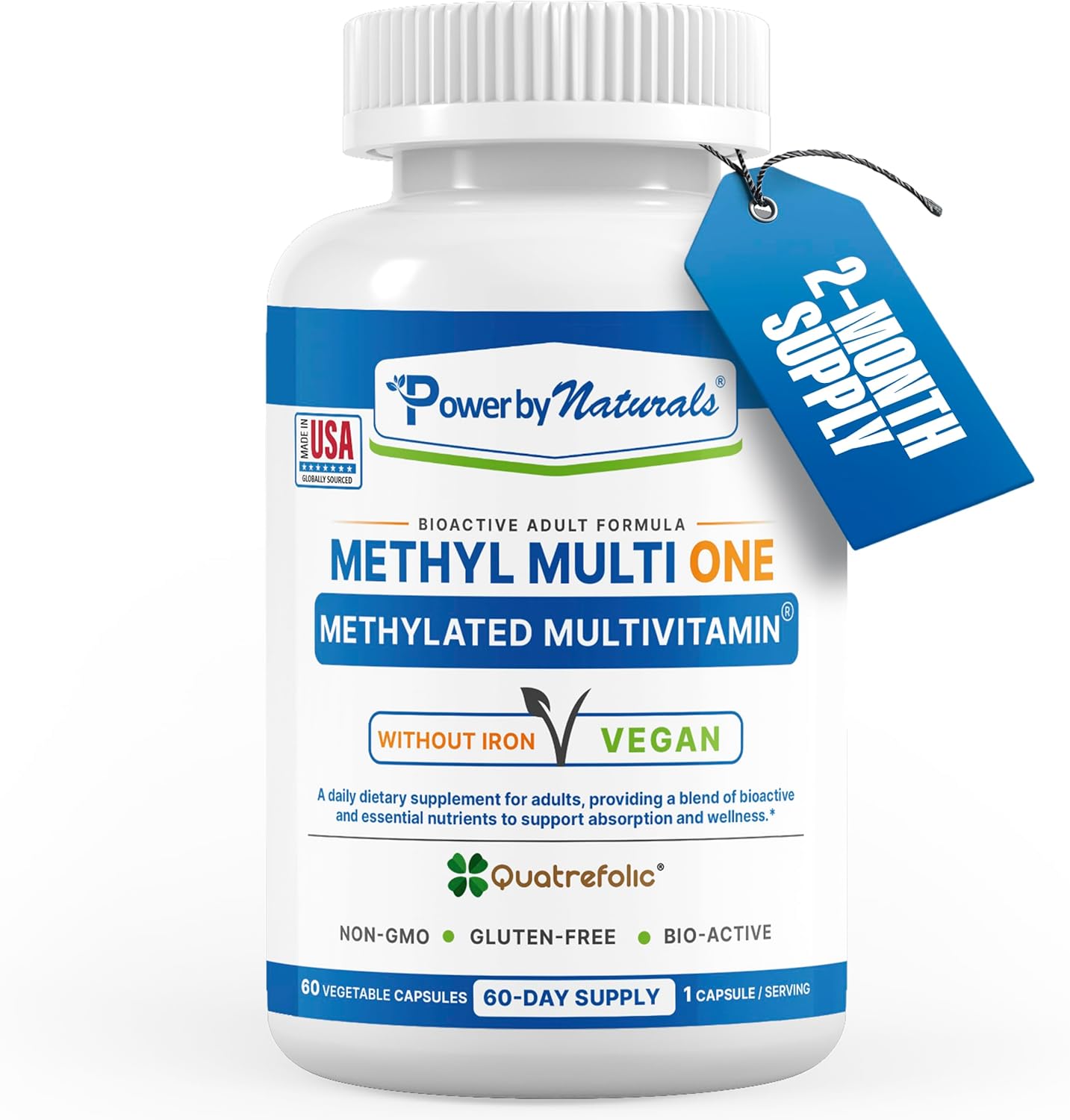 Methyl Multi One Iron-Free Multivitamin for Energy & Focus