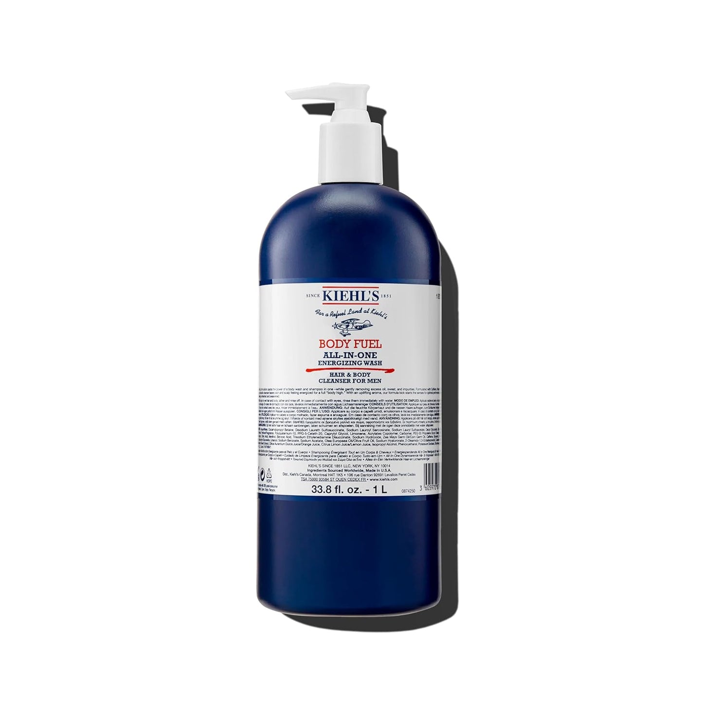 Kiehl's Body Fuel All-in-One Energizing Body Wash for Men