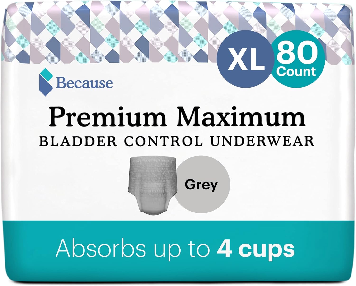 Ultimate Overnight Protection - XLarge Incontinence Underwear for Men