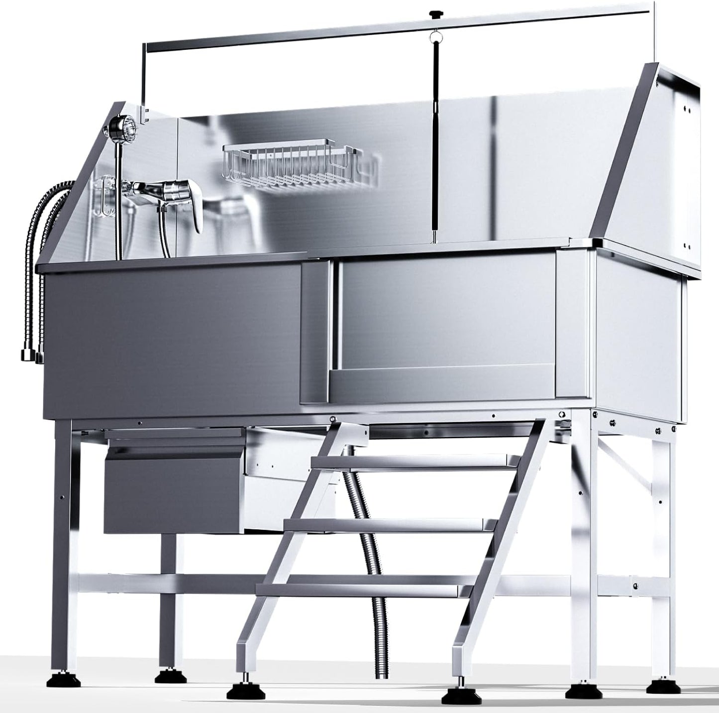 46 Dog Washing Station for Large Dogs with Storage Drawer