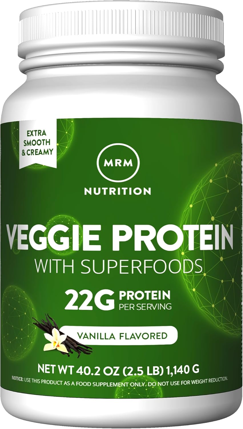 MRM Nutrition Veggie Protein with Superfoods for Optimal Health
