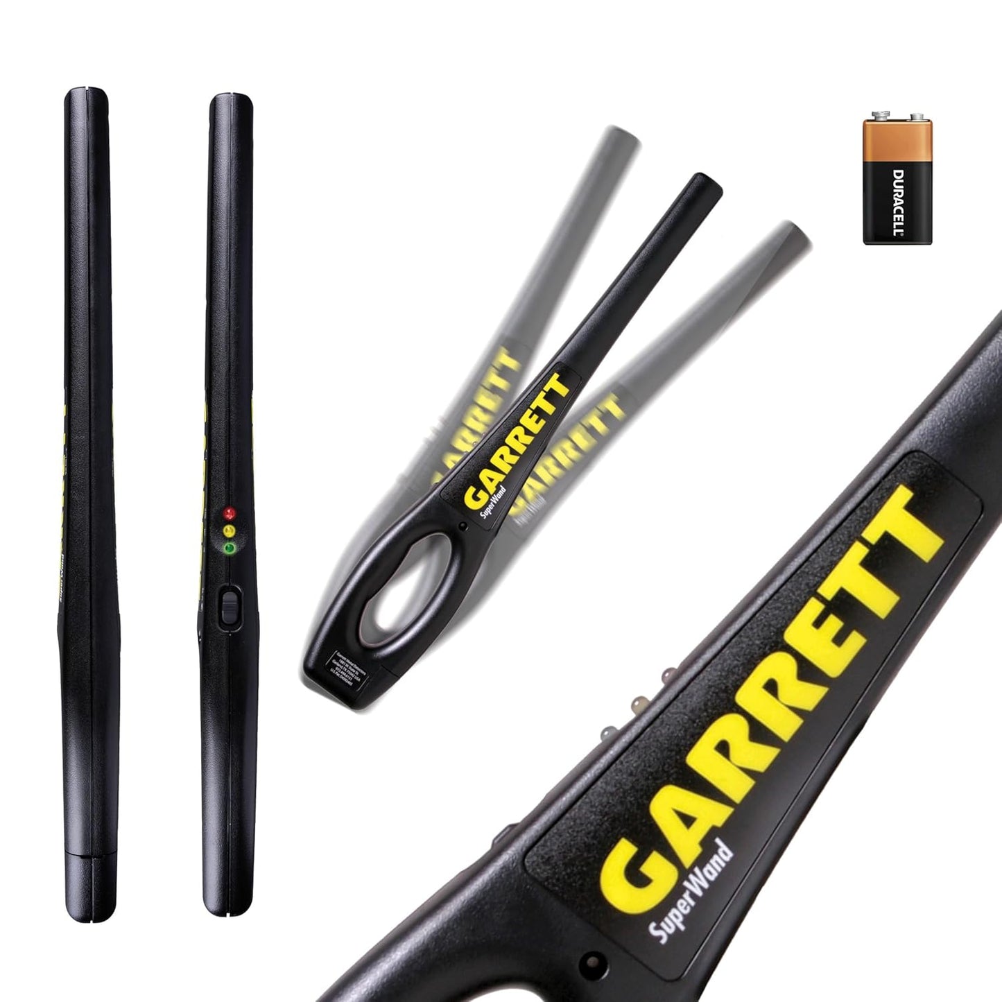 Garrett SuperWand Metal Detector for Adults - Precision Scanning