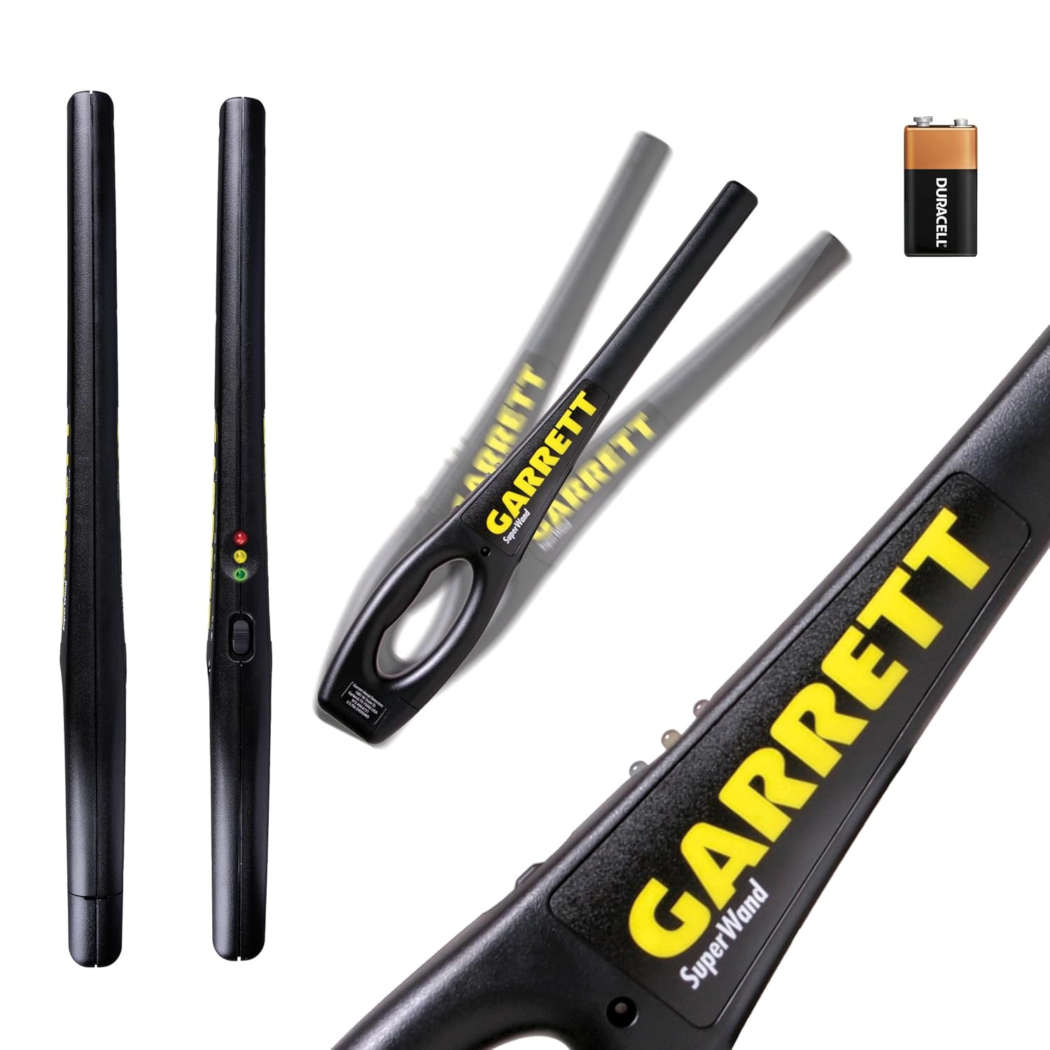 Garrett SuperWand Metal Detector for Adults - Precision Scanning