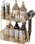 Bathroom Counter Organizer 2 Tier Gold - Vanity Storage