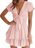 PRETTYGARDEN Ladies Short Dress Ideal for Beach Holidays