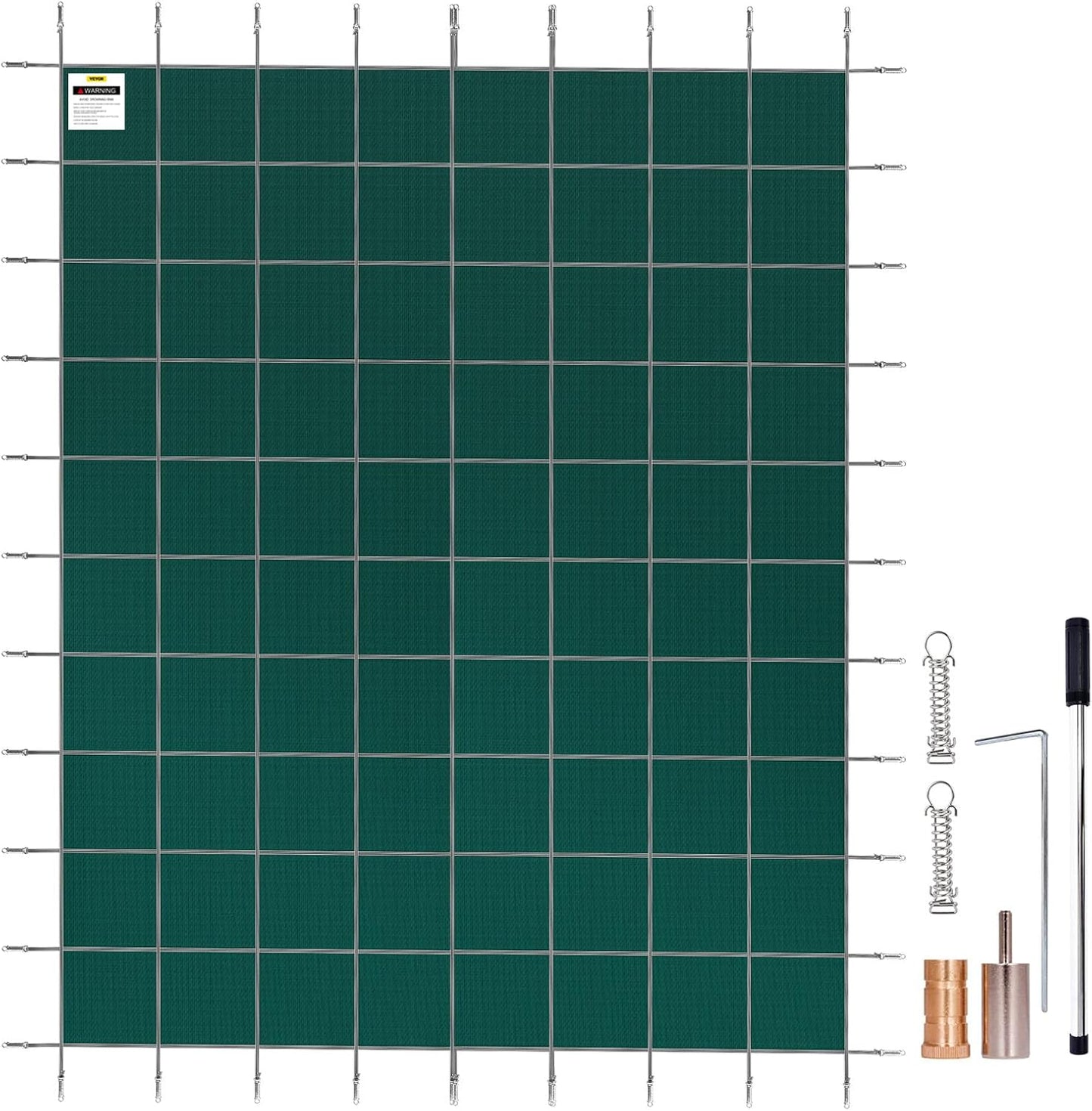 VEVOR Pool Safety Cover 16 x 40 ft Rectangle for Winter Safety
