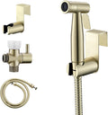 Purrfectzone Handheld Bidet Sprayer Kit - Adjustable Brushed Gold