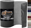 powerGRIP Drawer and Shelf Liner 17.5in x 30ft Charcoal - Thick