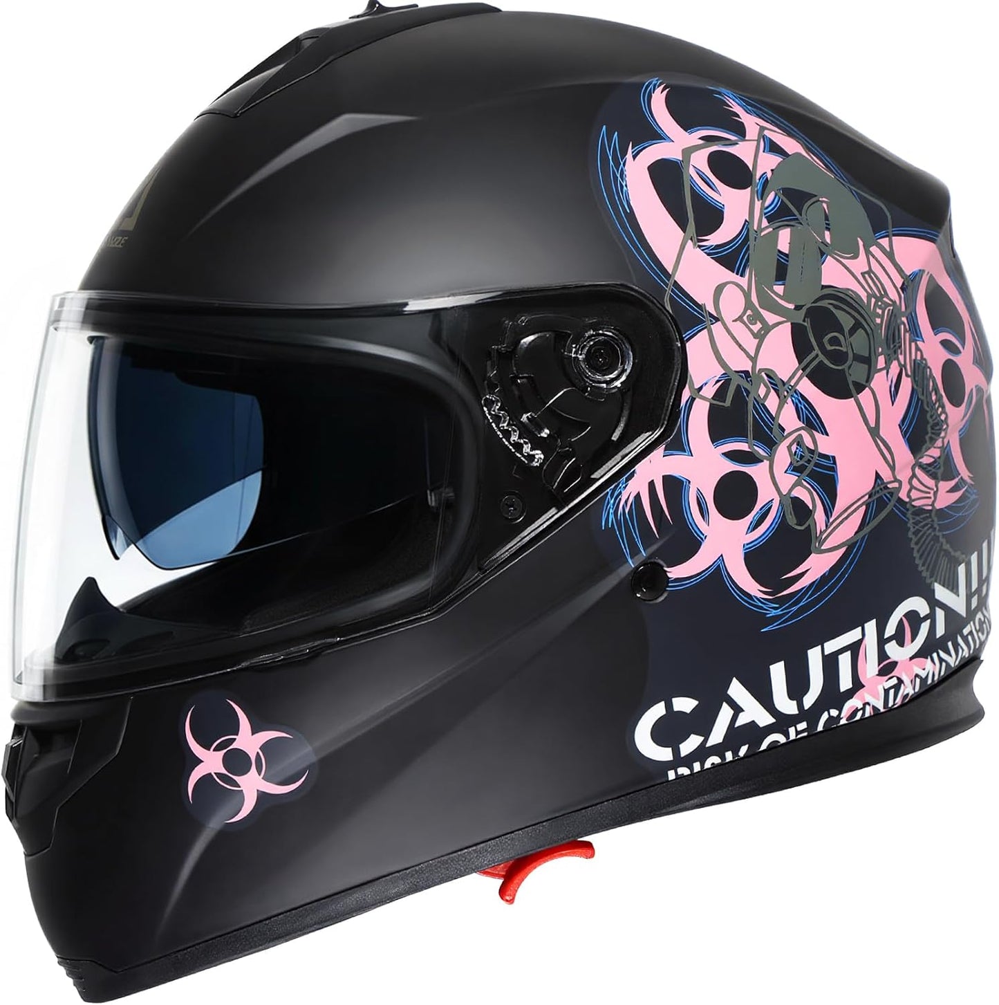 TRIANGLE Full Face Motorcycle Helmet with Dual Visor Safety