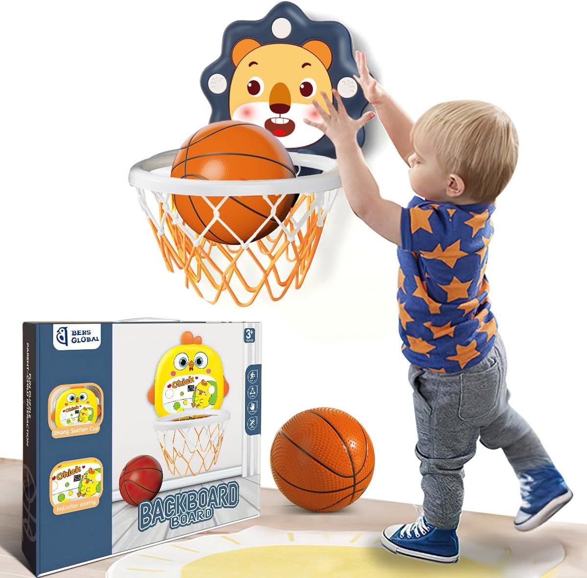 FKCOQ Mini Basketball Hoop: Fun Toddler Toy!