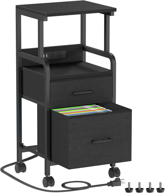 Korfile Printer Stand & File Cabinet Combo - Organize with Ease!