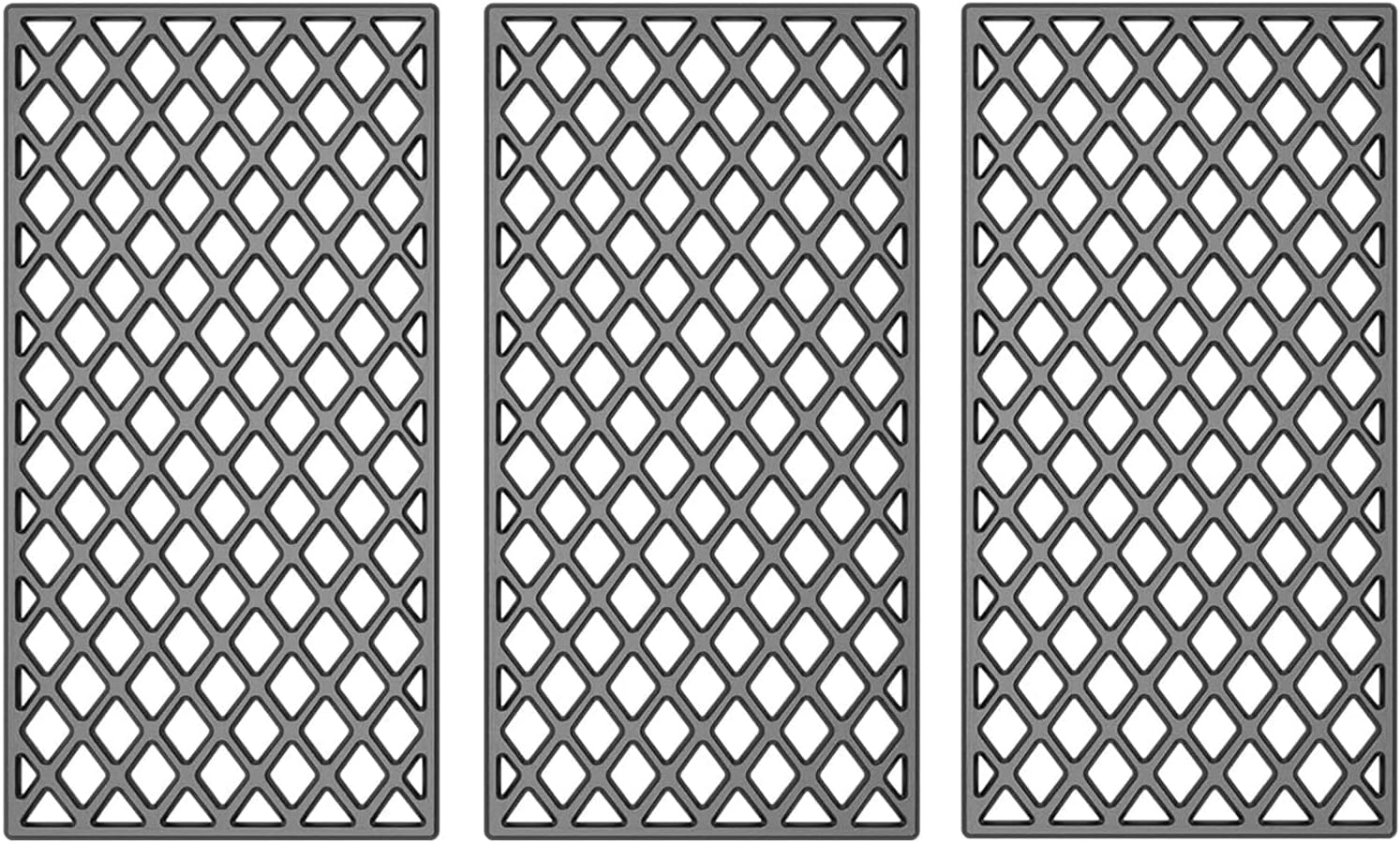 Premium Cast Iron Grill Grates Replacement for Pit Boss 1000