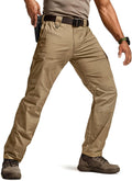 CQR Men's Flex Ripstop Tactical Pants - Water Resistant (Style GRWF)
