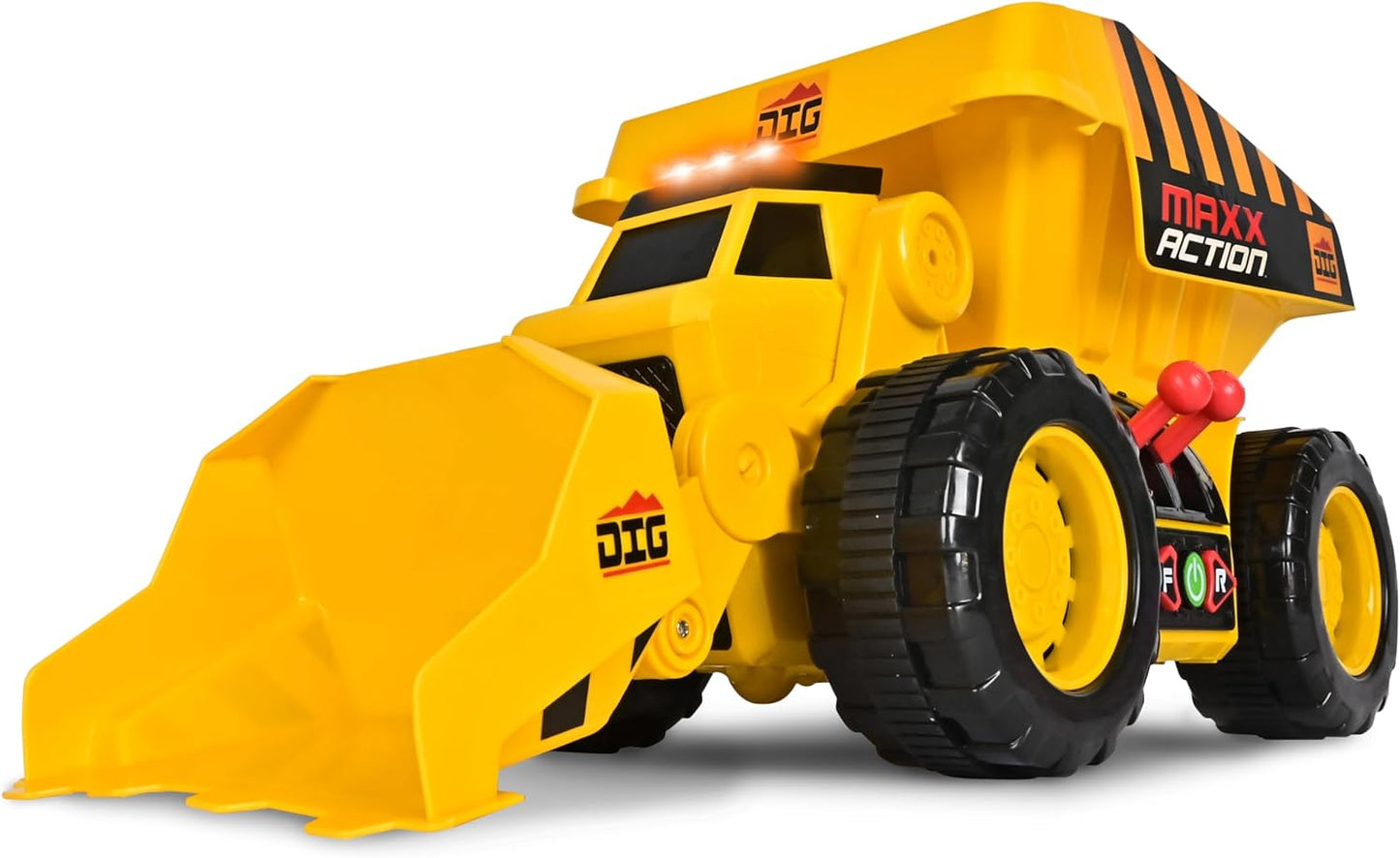 Maxx Action 19ft Motorized Dig Rig Excavator & Dump Truck Toy