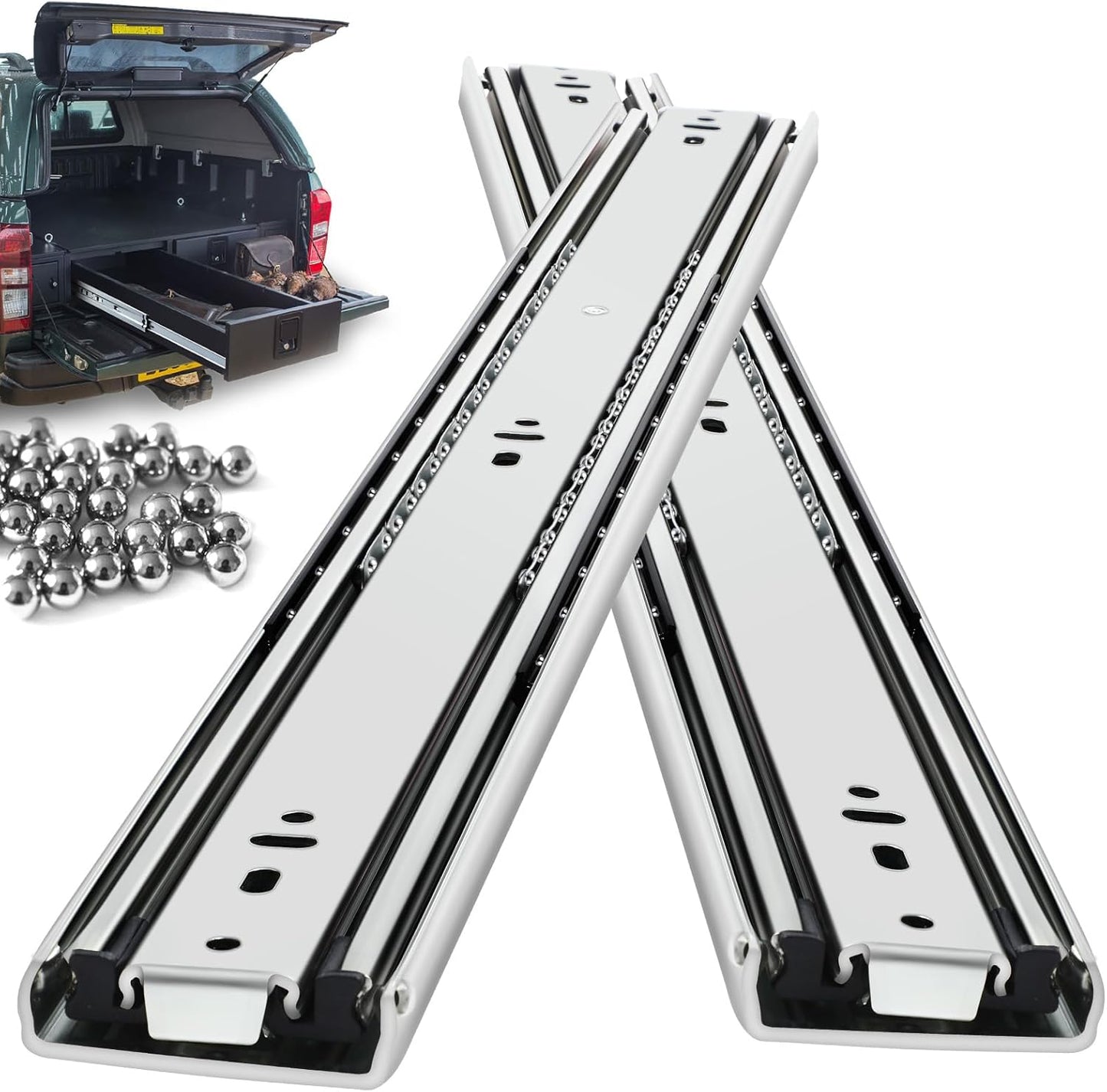 Heavy Duty Drawer Slides Full Extension for 18 Inch Drawers