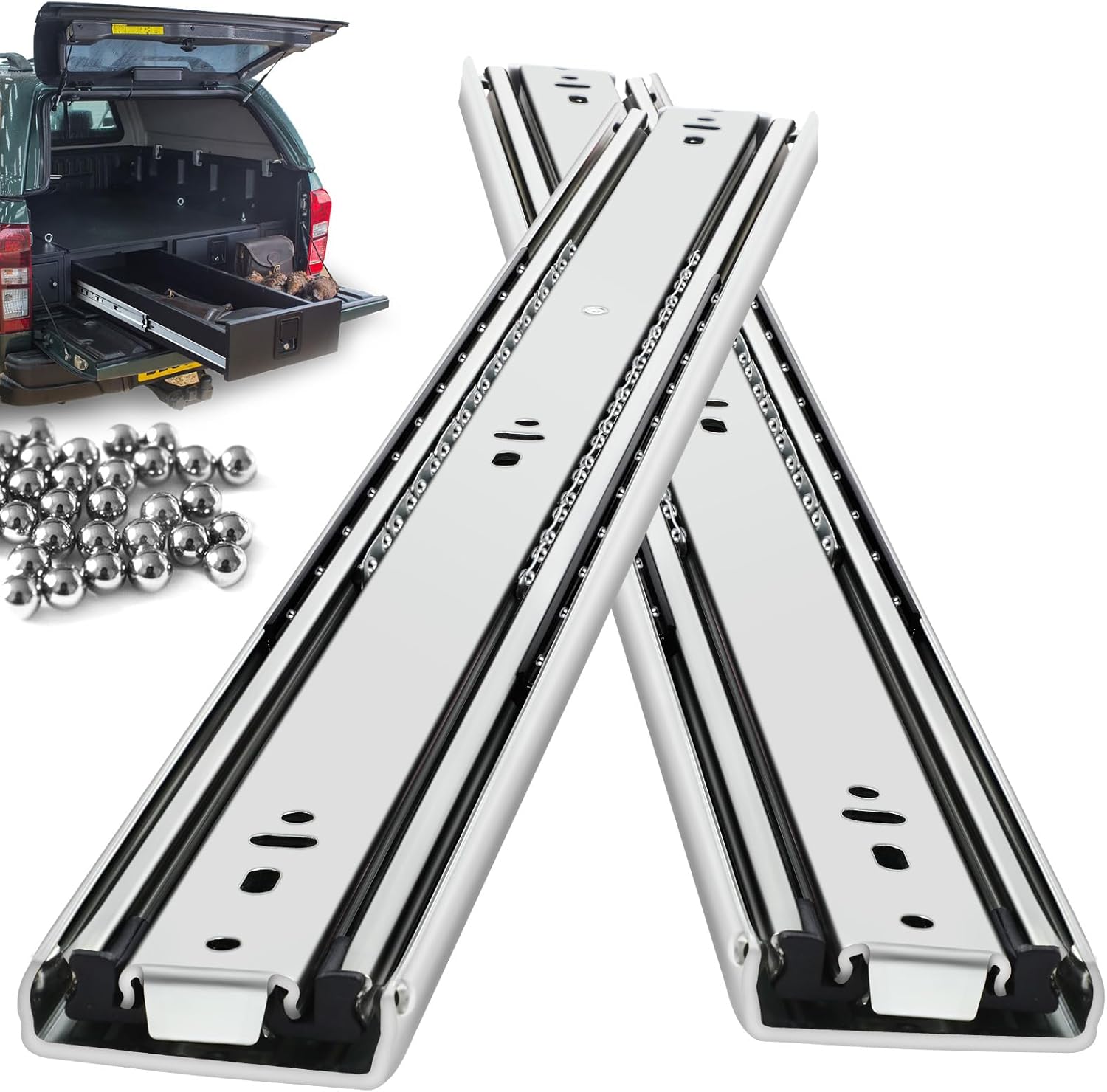Heavy Duty Drawer Slides Full Extension for 40 Inch Drawers