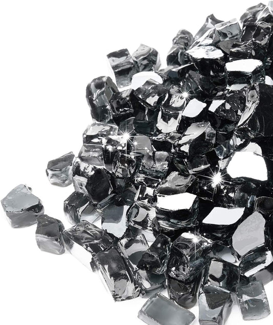 GASPRO 35 lbs Fire Glass for Propane Fire Pit - Elegant Upgrade