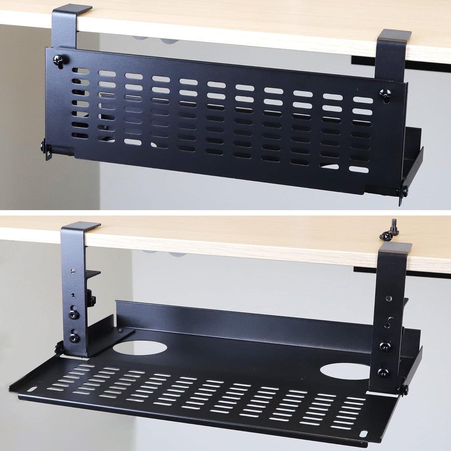AEONS Universal Under Desk Cable Management Tray for Easy Access