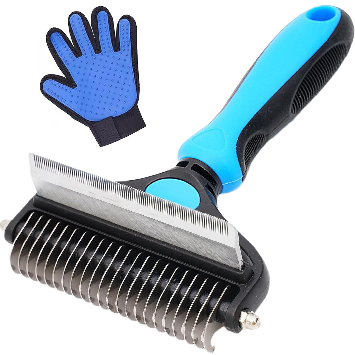 Pet Grooming Kit: 2-in-1 Shedding & Deshedding Tool