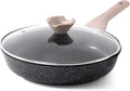 Frying Pans Nonstick with Lid 11 in Skillet - Easy Clean, Induction