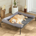 Cooling Elevated Dog Bed for Large Dogs Grey - Raised 47in Cot