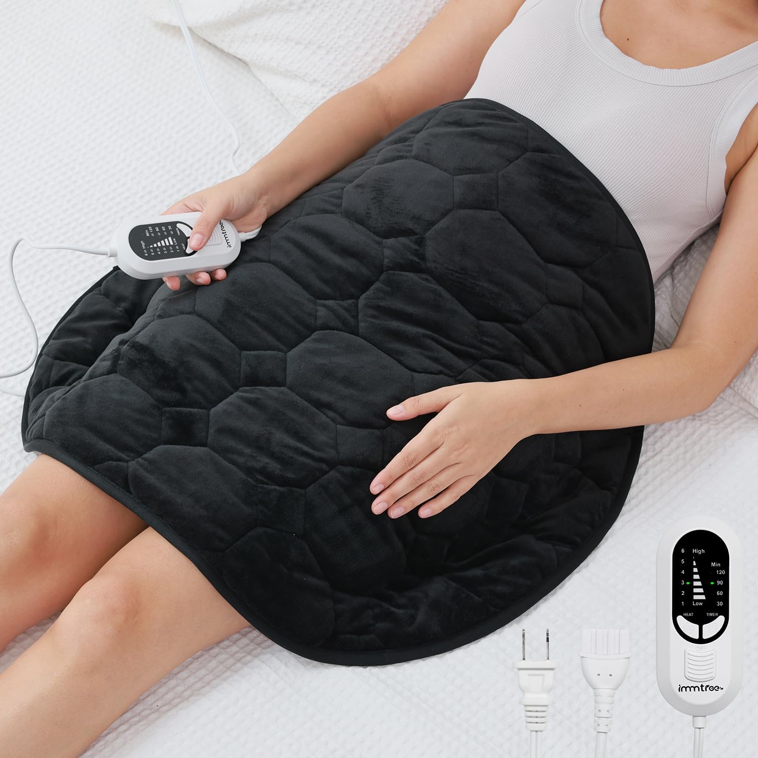 Weighted Heating Pad for Deeper Pain Relief and Comfort