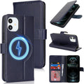 Zouzt iPhone 11 6.1 in Leather Wallet Case - MagSafe Ready