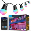 Smart Outdoor String Lights 2 - 144ft Dimmable Warm White LED Patio