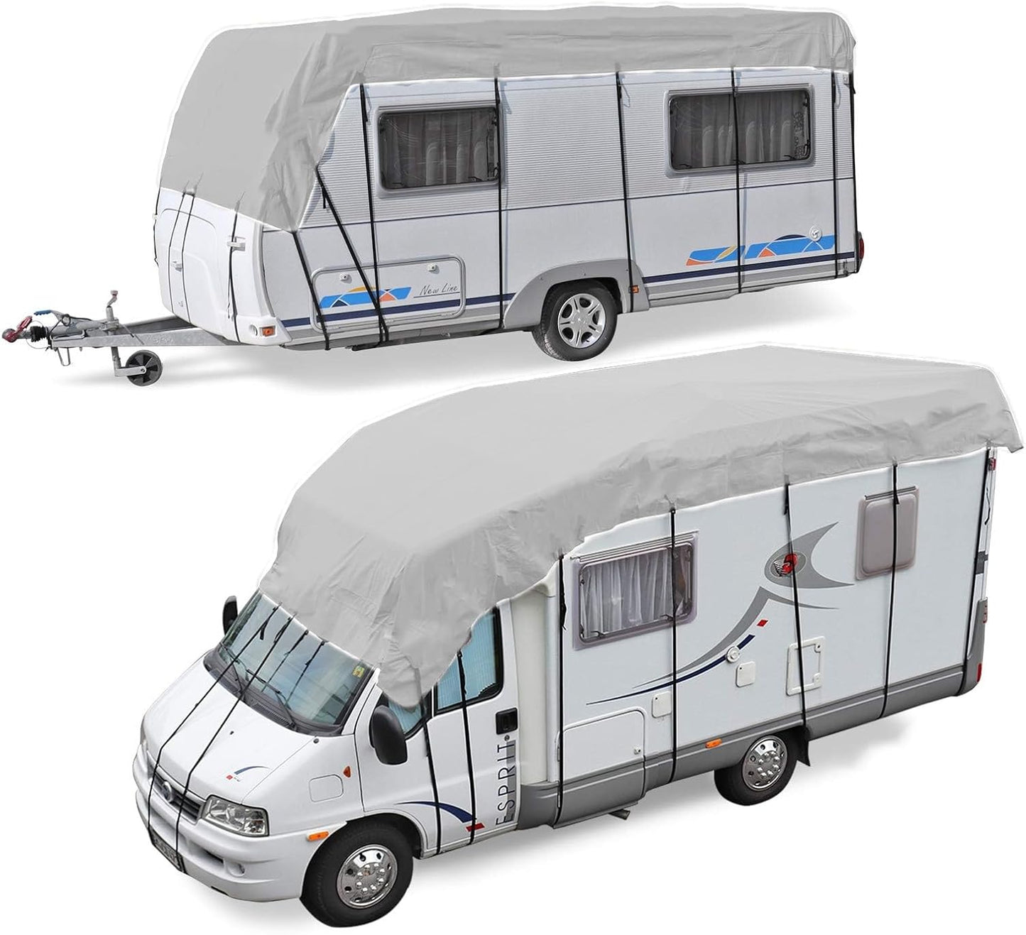 Heavy Duty RV Roof Cover for Class A/B/C Motorhomes & Trailers