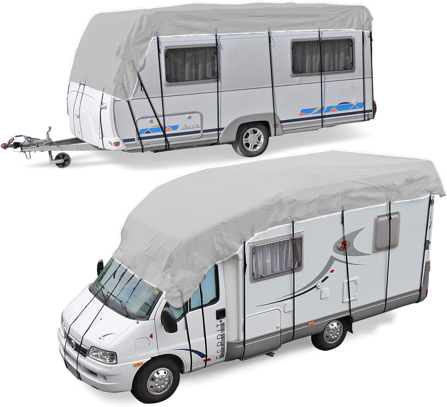 Heavy Duty RV Roof Cover for Class A/B/C Motorhomes & Trailers