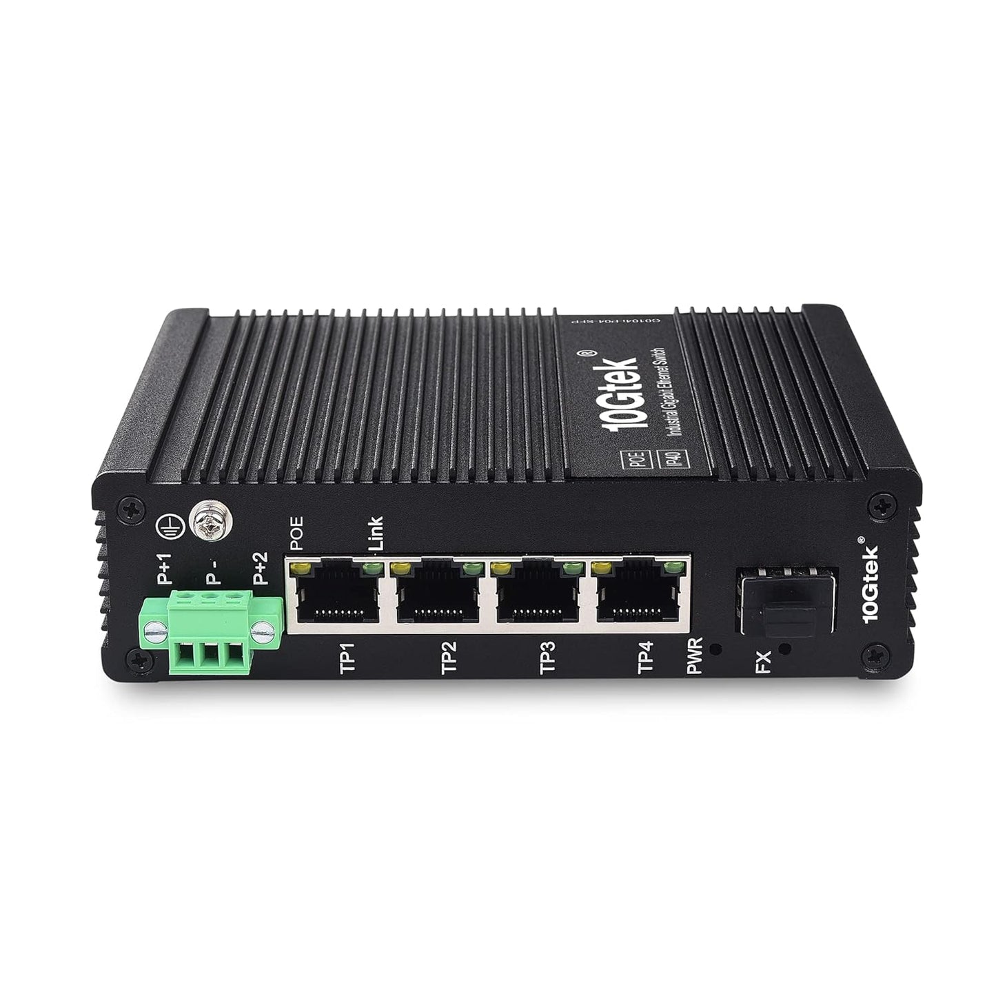 Industrial 5-Port Gigabit Ethernet Switch with POE Support