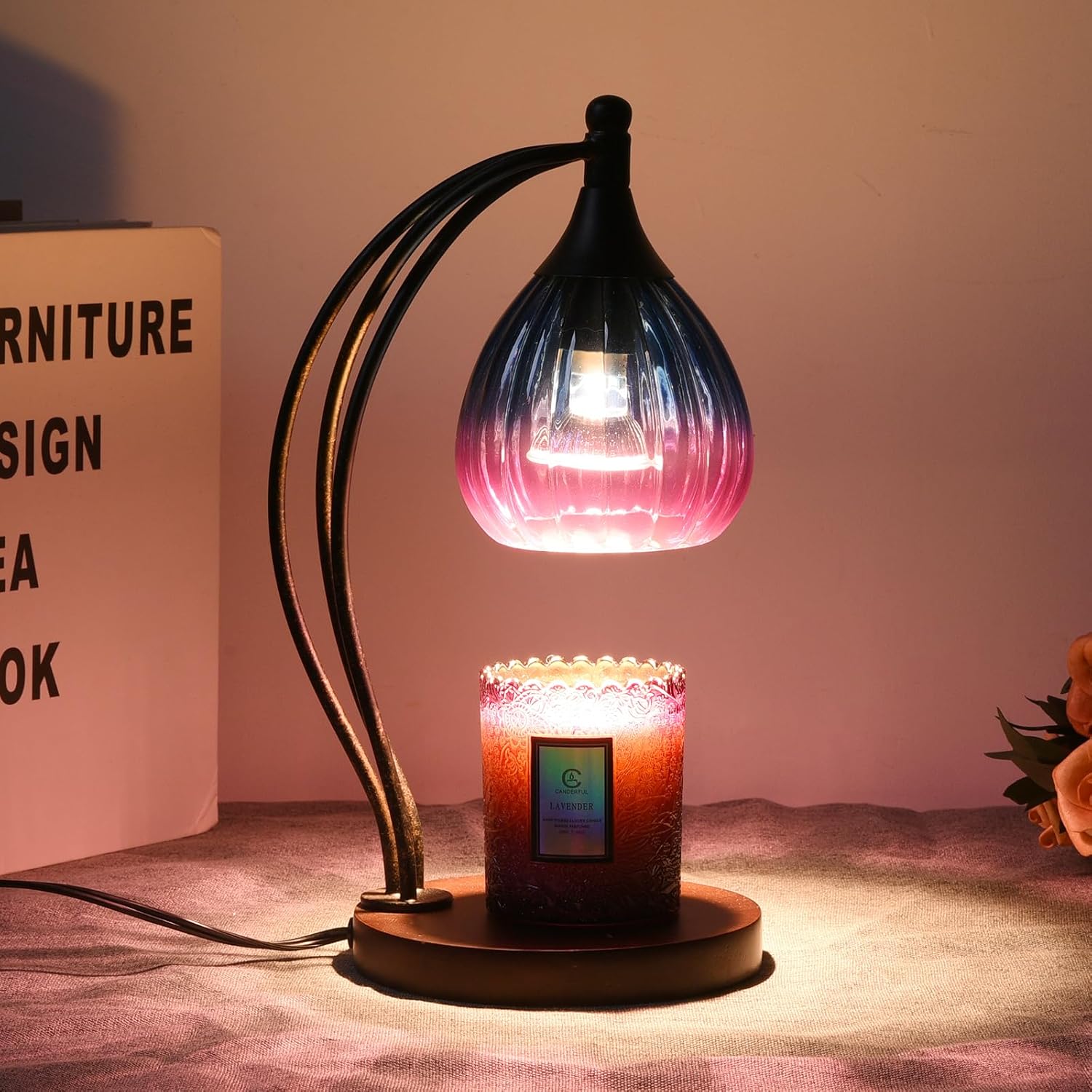 Candle Warmer Lamp with Timer Dimmer for Unique Home Decor