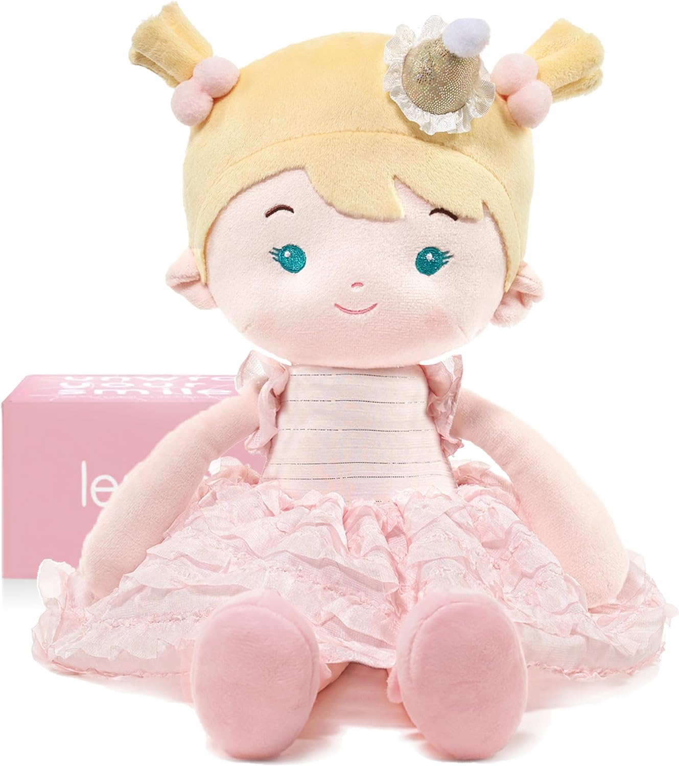 LeyaDoll Soft Baby Doll Toys for 1 Year-Old Girls Birthday Gift